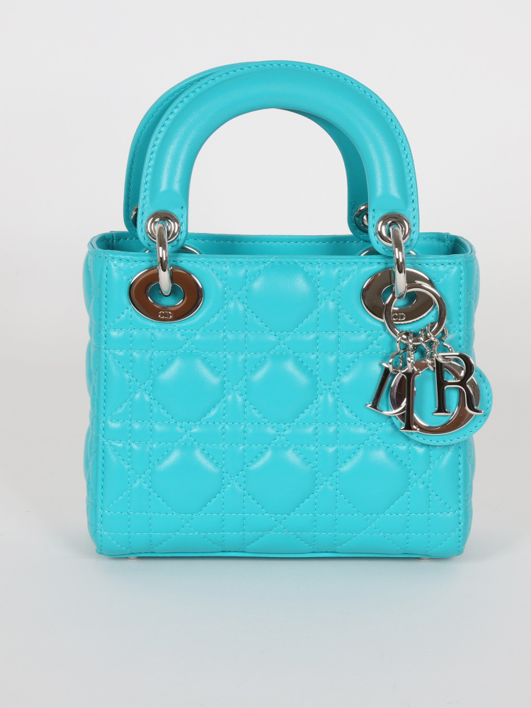 lady dior turquoise bag