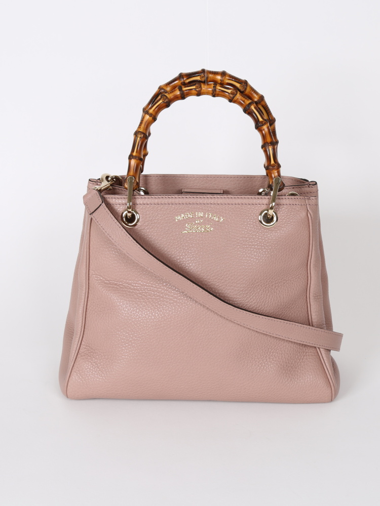 Gucci Bamboo Shopper Mini Leather Top Handle Bag www.luxurybags.cz