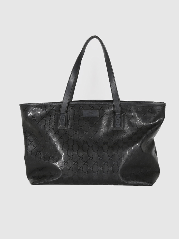 black gucci shopping bag