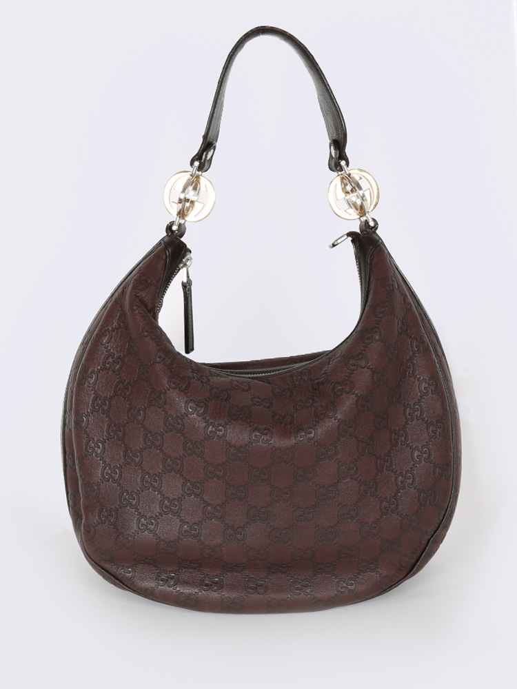 guccissima leather hobo bag