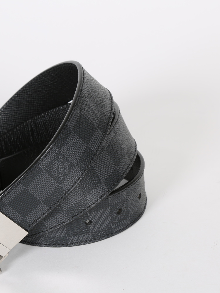 Louis Vuitton Damier Graphite Canvas Reversible Inventeur Belt 100 CM at  1stDibs