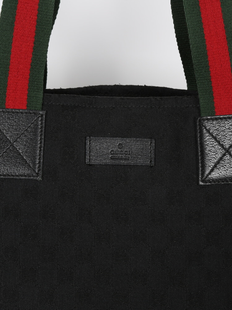 black gucci shopping bag