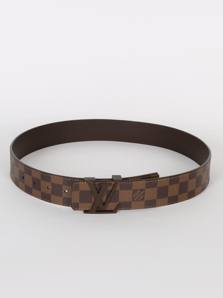 Louis Vuitton Damier Cobalt Canvas LV Initiales Belt Size 85/34