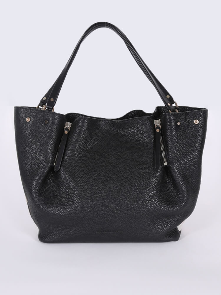 Burberry - Maidstone Medium Leather Bag Black 