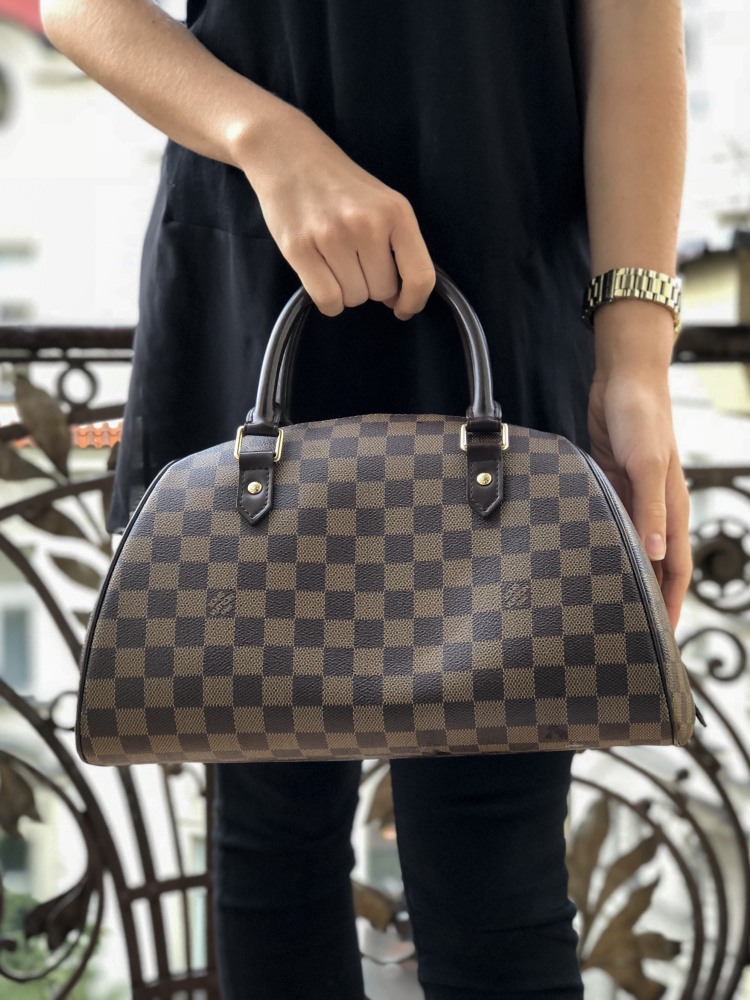 PRELOVED LV Louis Vuitton Ribera Mini / Small Bag Damier Ebene