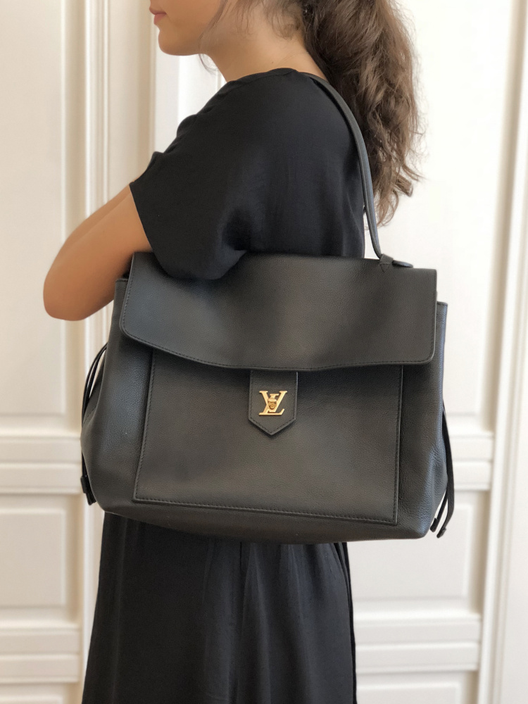 Louis Vuitton Lockme Tote Pm in Black