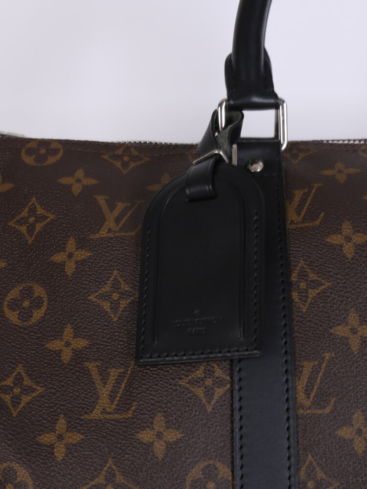 Louis Vuitton Keepall Bandouliere Bag Macassar Monogram Canvas 45 Brown  226050363