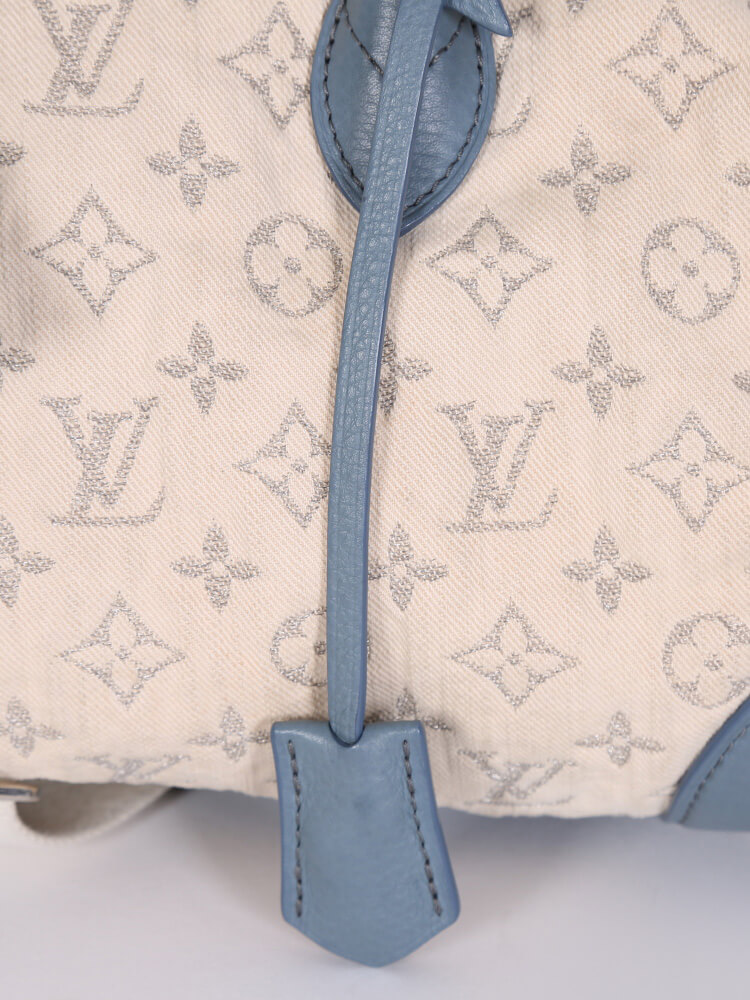 Louis Vuitton Monogram Denim Speedy Round Blue Luxurybagscz 