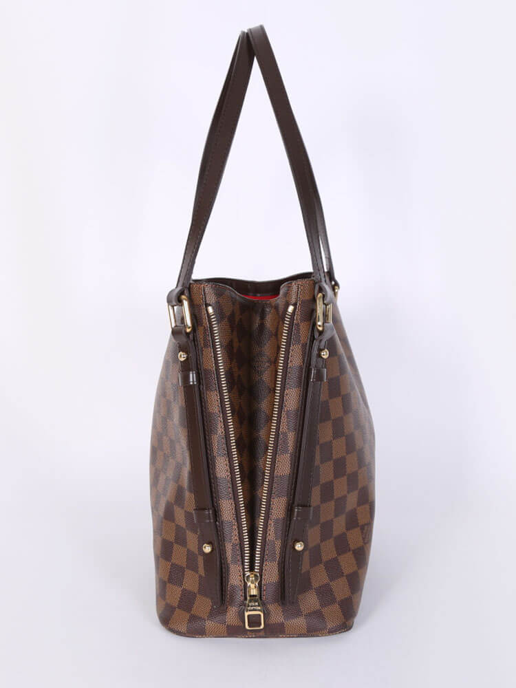 Louis Vuitton Hand Bag Cabas Rivington Damier Ebene Tote W/added Insert C43