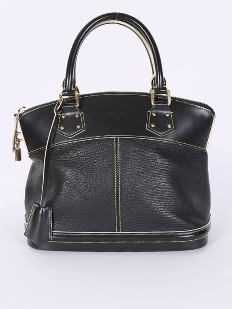 Louis Vuitton Lockit Mm V.ca. Noir In Ca Noir