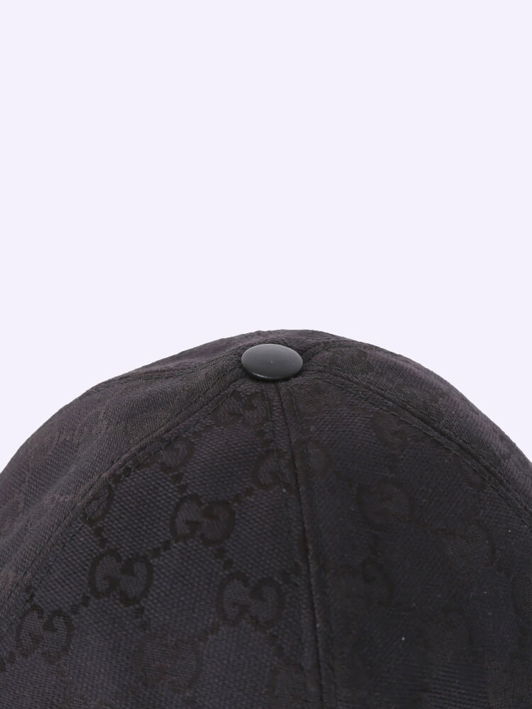 Gucci - GG Canvas Baseball Hat Black M | www.luxurybags.cz