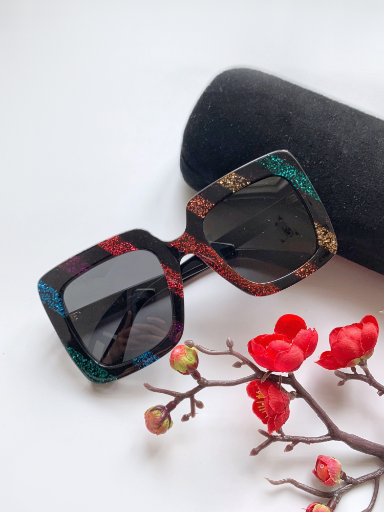 Gucci rainbow glitter clearance sunglasses