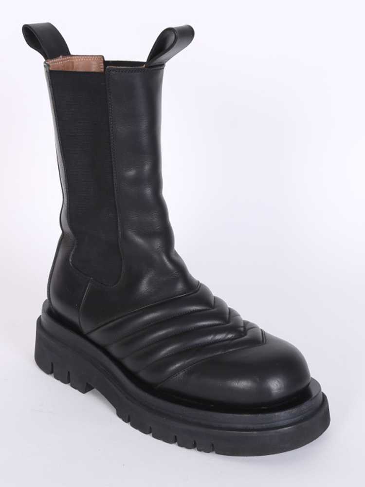 biker boots bottega veneta