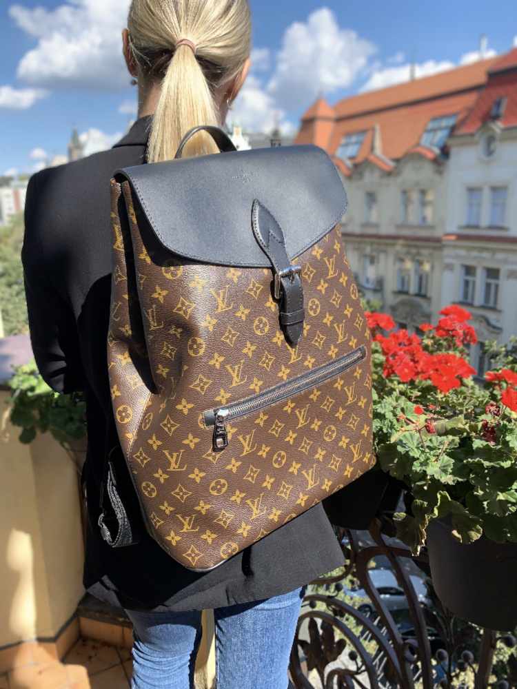 Louis Vuitton Palk Backpack Macassar Monogram Canvas Brown 191417104