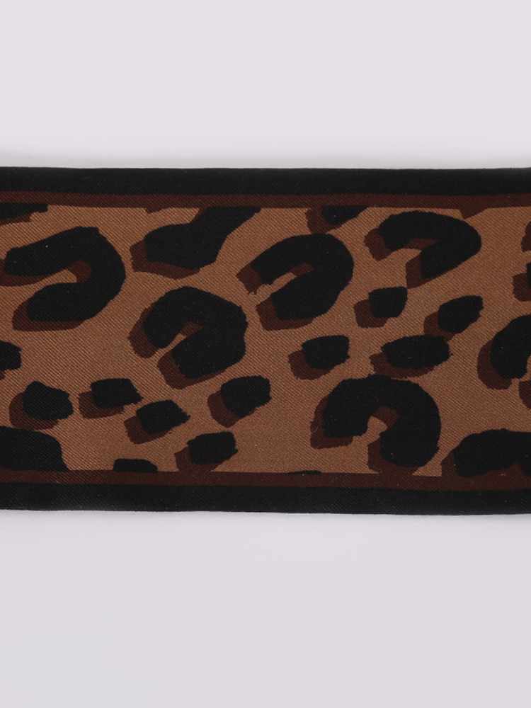 Louis Vuitton Leopard Stephen Sprouse bandeau Brown Silk ref