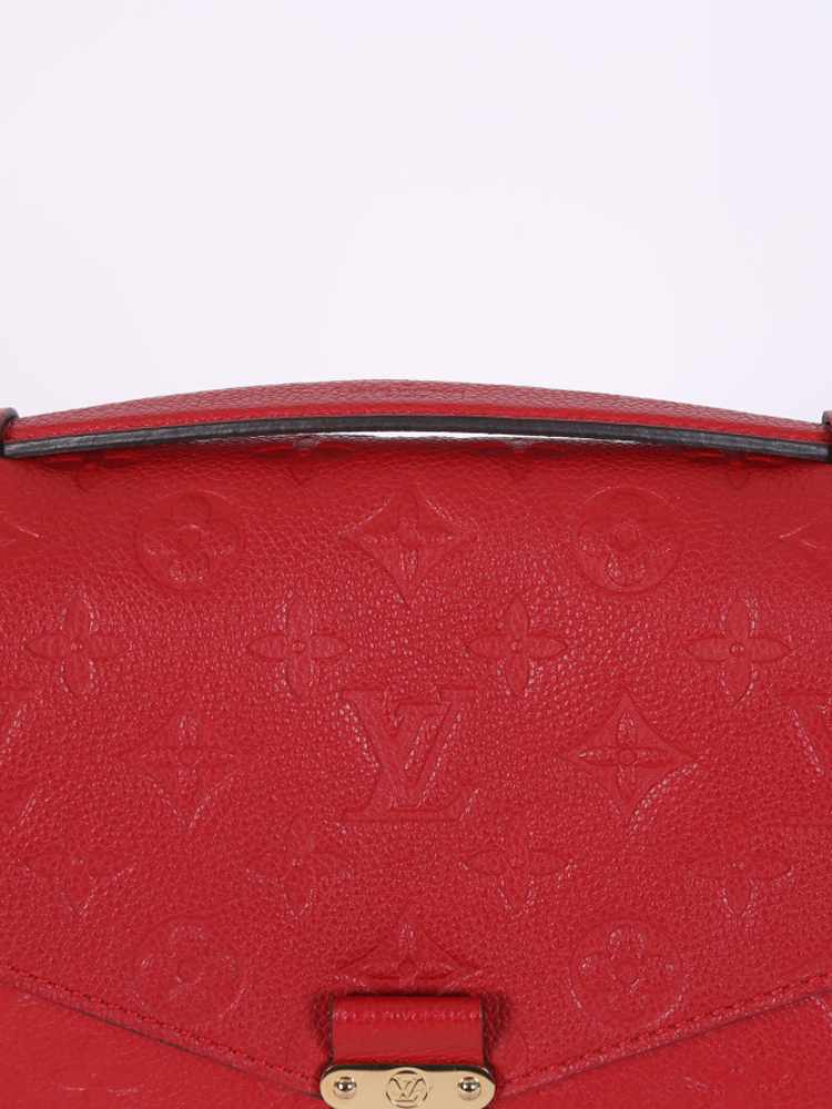 Louis Vuitton Monogram Empreinte Cerise Pochette Metis. Made in France.  Date code: AR4188