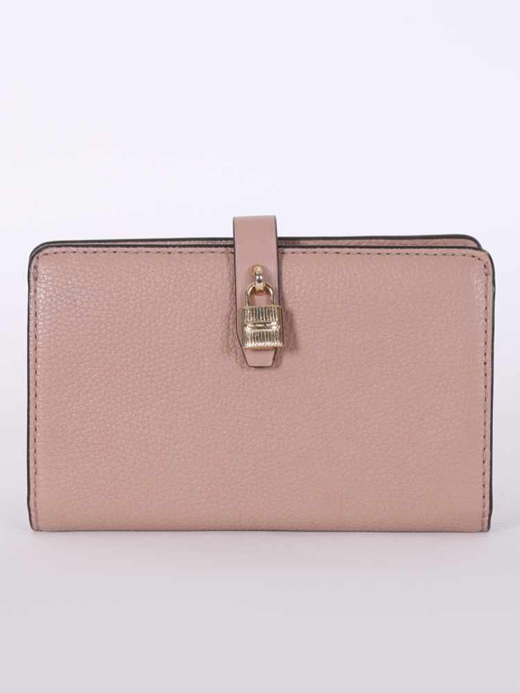 Michael Kors Adele Leather Slim Bifold Wallet Poudre www.luxurybags.cz