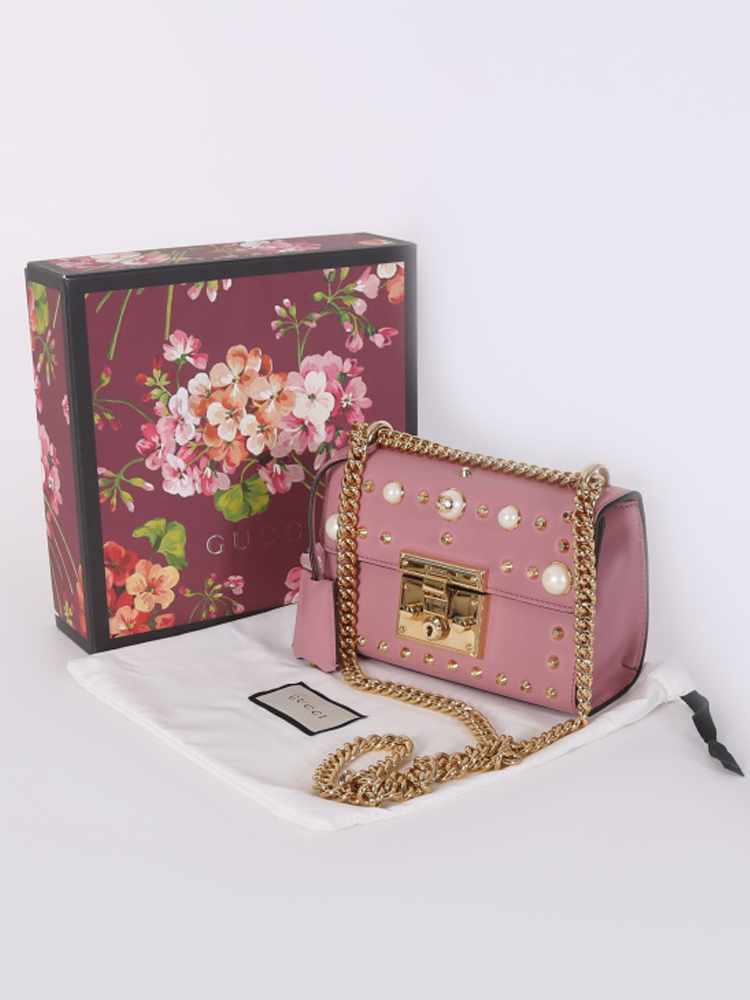 gucci padlock pink