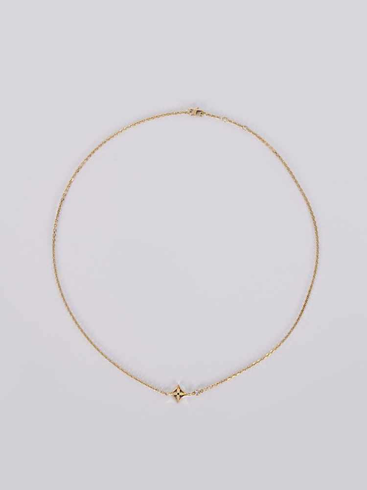 Louis Vuitton Pendentif Monogram Idylle Diamond Necklace Q93280