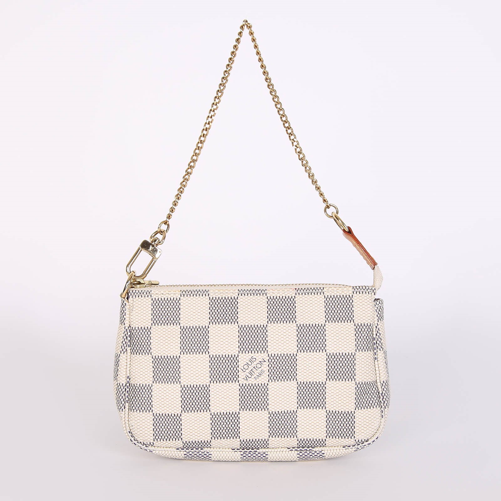 Louis Vuitton Damier Azur Canvas Mini Pochette Accessories Louis