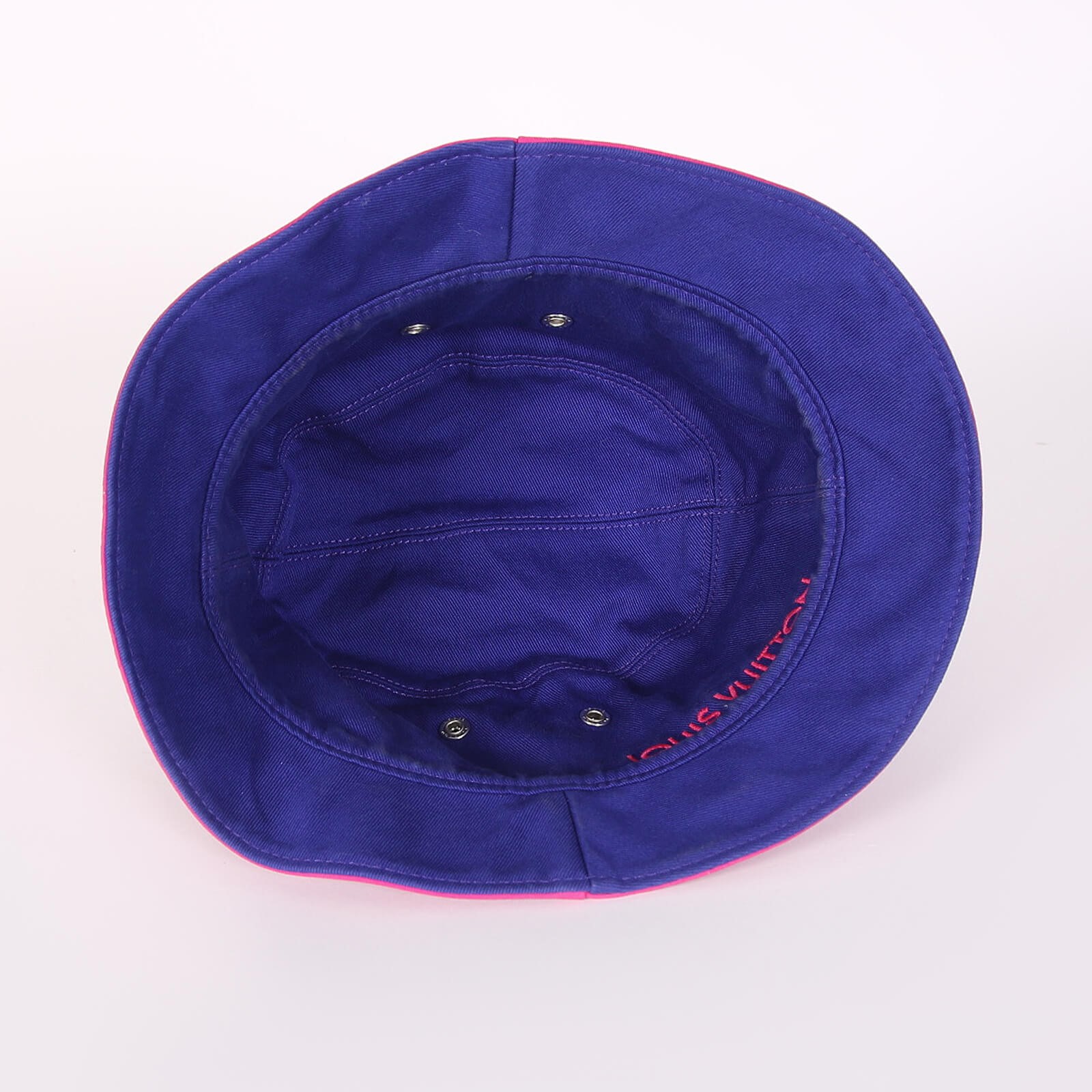 Louis Vuitton Illusion Monogram Bucket Hat Blue Gradient Pink in