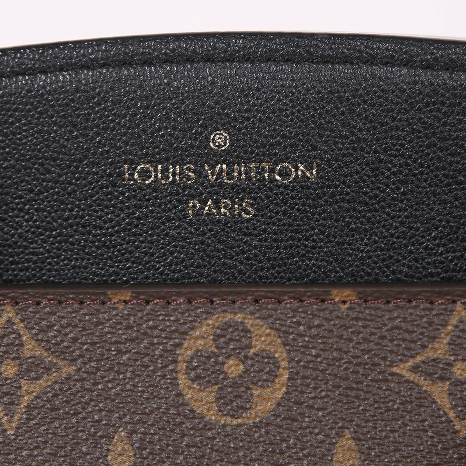 LOUIS VUITTON Monogram Florine Black 195531