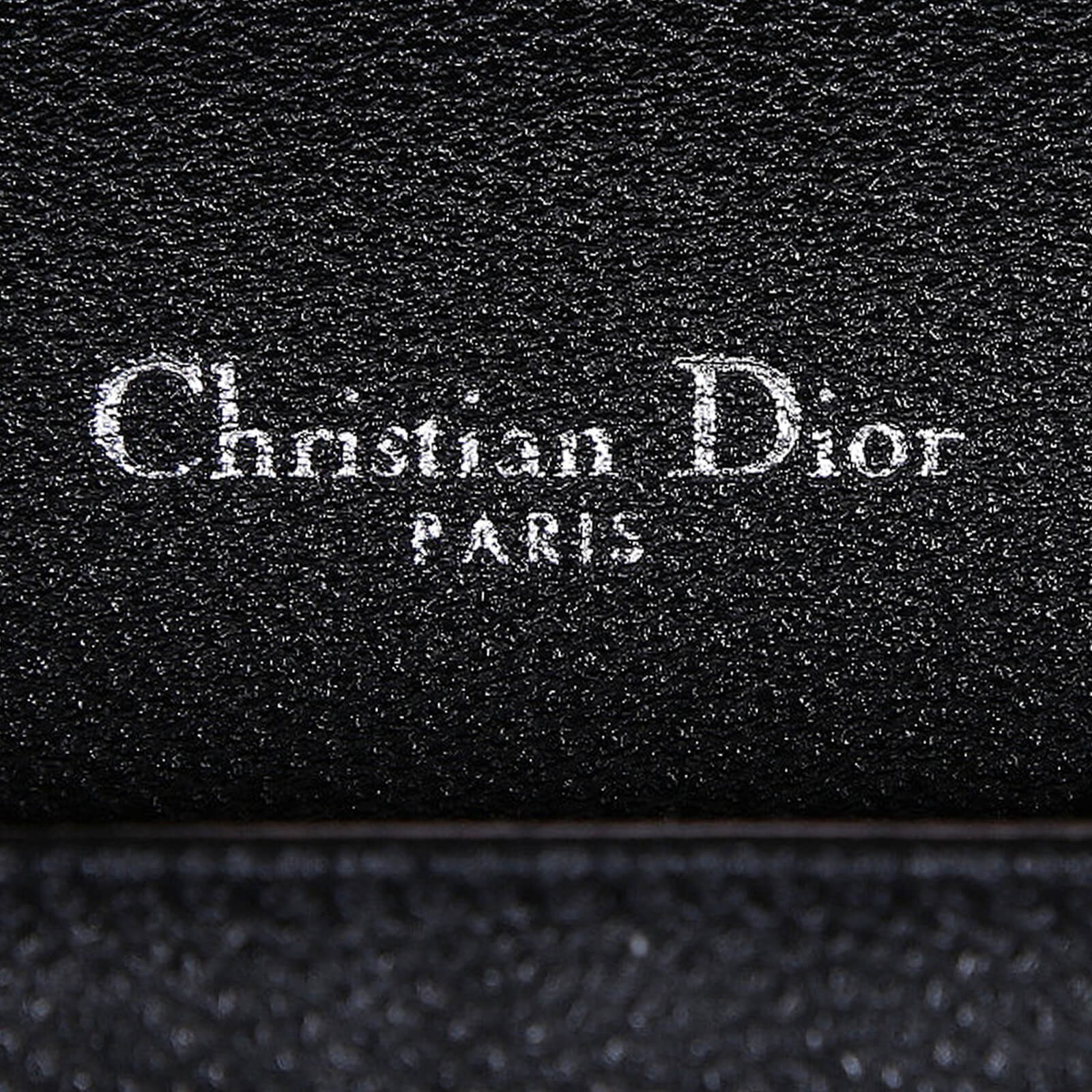 Dior - Diorama Grained Calfskin Flap Bag Noir - www.luxurybags.cz