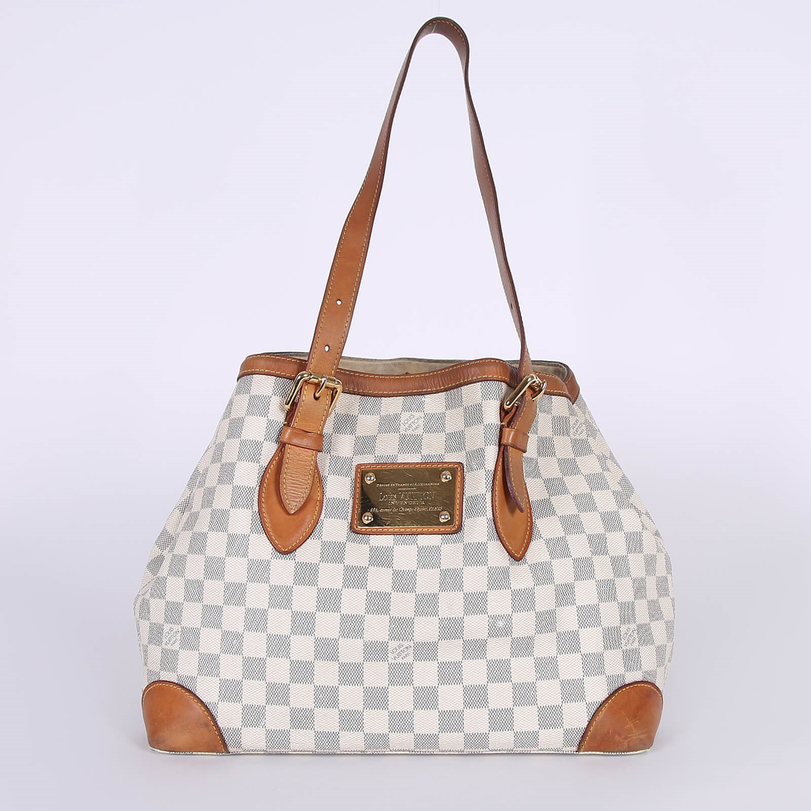 Louis Vuitton Hampstead MM Damier Azur Canvas