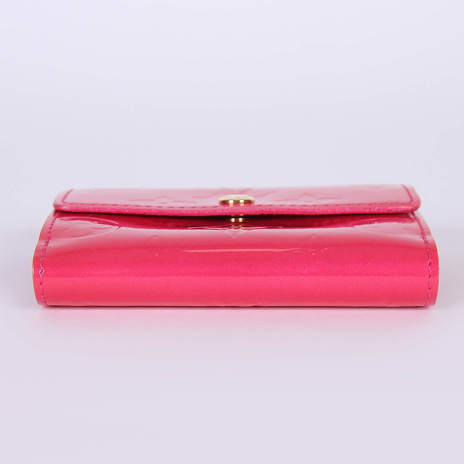 LOUIS VUITTON Vernis Ludlow Wallet Perle 67952